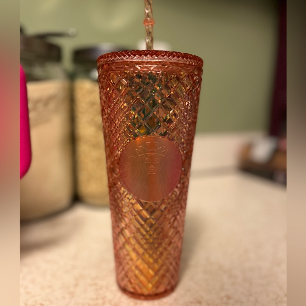 Starbucks Jeweled Rose Gold 24oz Tumbler